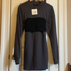 Corset sweater dress